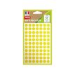Apli Agipa - 462 Pastilles adhésives recyclées - jaune - diamètre 8 mm - réf 101780