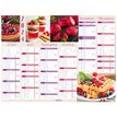 3664447151397-Calendrier Fruits - 6 mois par face - 32 x 42 cm - Oberthur--1