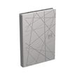 3147280261442-Agenda de poche Textura - 2 jours par page - 7,4 x 11 cm - gris - Oxford--0