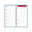 3147280268045-Agenda de poche Voyage - 1 semaine sur 2 pages - 9 x 17 cm - violet - Oxford--1