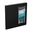 3147280266737-Agenda Classique - 1 semaine sur 2 pages - 16 x 16 cm - noir - Lecas--0