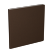 Agenda Classique - 1 semaine sur 2 pages - 16 x 16 cm - marron - Lecas