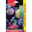 3154148317043-Maped Deepsea Paradise - 18 Crayons de couleur bois - pochette carton--0