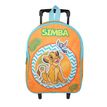 3666311023724-Sac maternelle à roulettes Le Roi Lion - 1 compartiment - jaune - Bagtrotter--0