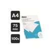 4049793065915-IBICO Pack de 100 pochettes de plastification brillantes A4, 75 microns--1