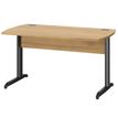 3483601225534-Bureau JAZZ+ - 140 cm - Pieds métal - chêne du bocage--0