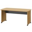 Bureau JAZZ+ - 140 cm - Pieds panneaux - chêne du bocage
