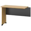 Retour pour fixation direct sur bureau JAZZ+ - L100 x H74 x P45 - chêne du bocage