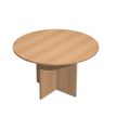7331910012368-Table de réunion Trend - ronde - diam 120 - imitation hêtre--0