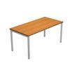 Bureau droit Trend - L160 - pieds arches - plateau imitation aulne