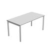 Bureau droit Trend - L180 - pieds arches - plateau gris
