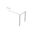 7331920001925-Retour direct pour Bureau Trend pieds métal arche - L120 - plateau blanc--0