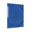 Conquérant - Chemise à élastique 3 rabats - A4 - Carte recyclée 350gr - bleu