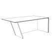 3253310544079-Bureau KHEOPS avec pied droit à droite - L200 - plateau imitation noyer - structure carbone--2