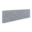 Écran de séparation acoustique pour bureau (sans support de fixation) - L120 x h40 cm - gris chiné