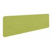 Écran de séparation acoustique pour bureau (sans support de fixation) - L120 x h40 cm - vert chartreux