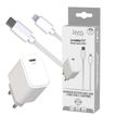 3701263527019-Jaym - Chargeur secteur pour smartphone + câble USB-C - blanc--0