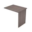 Retour direct pour Bureau Trend pieds panneau - L80 - plateau imitation frêne toscan
