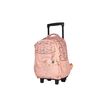 3661507922010-Sac à dos à roulettes STALLA BIANCA GALOP -2 compartiments- rose- Kid'Abord--1