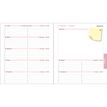 3660942087186-Agenda de bureau spiralé Color Design - 1 semaine sur 2 pages - 15 x 17 cm - tournesols - Exacompta--3