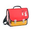 CARTABLE 36 VINTAGE - 2 COMPARTIMENTS Animascot - Lapin - 36x30x14 cm