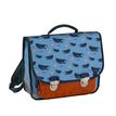 3371010472291-CARTABLE 36 VINTAGE - 2 COMPARTIMENTS Animascot - Baleine - 36x30x14 cm--0