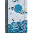 Agenda à élastique Sakura - 1 semaine sur 2 pages - 17 x 24,5 cm - vagues - Oberthur