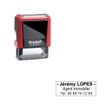 0092399430865-Tampon personnalisé avec 3 lignes - zone d'impression 38 x 14 mm - Trodat Printy 4911 rouge--1