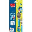 3154148750017-Set de 2 couverts MINIZ pour enfants – Design raton laveur – Pratiques et ludiques--0
