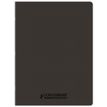 Conquérant Classique - Cahier polypro - 24 x 32 cm - 48 pages - grands carreaux (Seyes) - noir