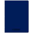 Conquérant Classique - Cahier polypro - 24 x 32 cm - 48 pages - grands carreaux (Seyes) - bleu marine