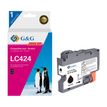 6942383144367-Cartouche compatible Brother LC424 - noir - G&G--0