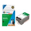Cartouche compatible HP 934XL - noir - G&G
