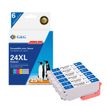 Cartouche compatible Epson 24XL Eléphant - Pack de 4 - magenta, cyan, magenta, jaune - G&G