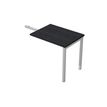 0404052258233-Retour direct pour Bureau Trend pieds métal arche - L140 - plateau imitation frêne noir--0