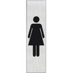 40582634-Pickup - Plaque de signalisation - 165 x 44 mm - dames (vertical)--0