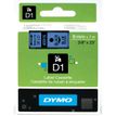 5411313409162-Dymo D1 - Ruban d'étiquettes auto-adhésives - 1 rouleau (9 mm x 7 m) - fond bleu écriture noire --0