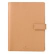 Agenda spiralé Milano - 1 semaine sur 2 pages - 22 x 28 cm - camel - Oberthur