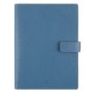 Agenda spiralé Milano - 1 semaine sur 2 pages - 22 x 28 cm - bleu denim - Oberthur