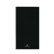 Agenda de poche Odessa - 1 semaine sur 2 pages - 9,5 x 17,5 cm - noir - Oberthur