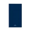 Agenda de poche Odessa - 1 semaine sur 2 pages - 9,5 x 17,5 cm - bleu - Oberthur