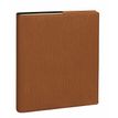 Agenda Sahara Executif Prestige avec répertoire - 1 semaine sur 2 pages - 16 x 16 cm - noisette - Quo Vadis