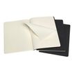 8058341719220-Moleskine Cahier journal - 3 cahier de notes - 19 x 25 cm - pointillé - noir-P_405145284_1-0