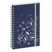 3660942082761-Agenda de poche spiralé Végétal Espace 16S - 1 semaine sur 2 pages -  9 x 16 cm - bleu -P_405147072_1-0