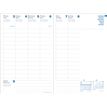 3371010499465-Agenda Equology - 1 semaine sur 2 pages - 16 x 24 cm - jaune - Quo Vadis--1