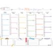Bullet Calendrier - 6 mois par face - 40,5 x 55 cm - Oberthur