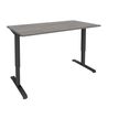 3253310418332-Bureau LEVEL - Bureau éléctrique - L140 - pied carbone - plateau imitation chêne gris-P_405150714_1-0