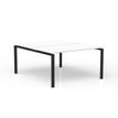3617350005400-Bureau Bench CONECT - L160 x P165 cm - plateau blanc - pieds noirs-P_405153702_1-0