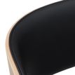 3397701697606-Chaise JUNON - Bois multiplis imitation chêne clair et polyuréthane noir-P_405154169_7-6