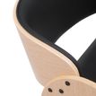 3397701697606-Chaise JUNON - Bois multiplis imitation chêne clair et polyuréthane noir-P_405154169_8-7